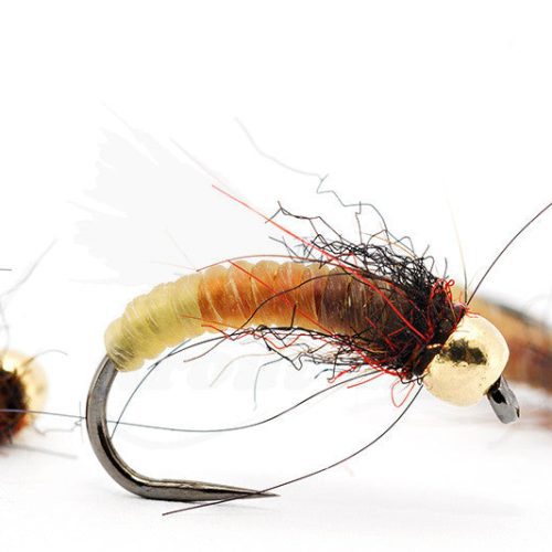 troutline tactical tricolour caddis pupae 4